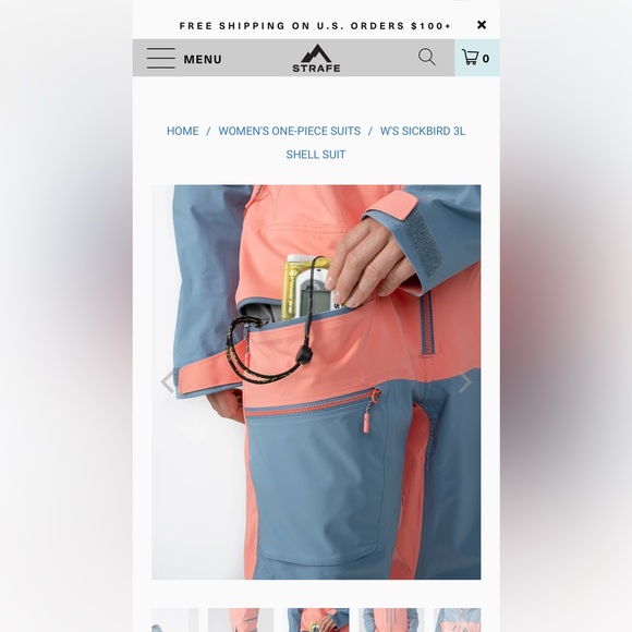 Strafe Outerwear W’s Sickbird 3L Shell Suit - Women’s One Piece - Picture 7 of 16